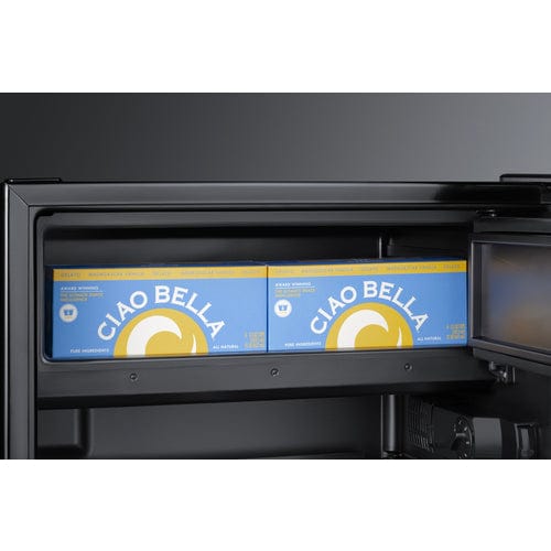 Summit Refrigerators Summit 24" Wide Refrigerator-Freezer, ADA Compliant (Panel Not Included) CT66BK2SSIFADALHD