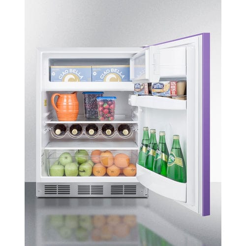 Summit Refrigerators Summit 24&quot; Wide Refrigerator-Freezer BRF611WHP