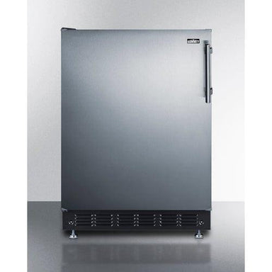 Summit Refrigerators Summit 24" Wide Refrigerator-Freezer CT66BK2SSRSLHD