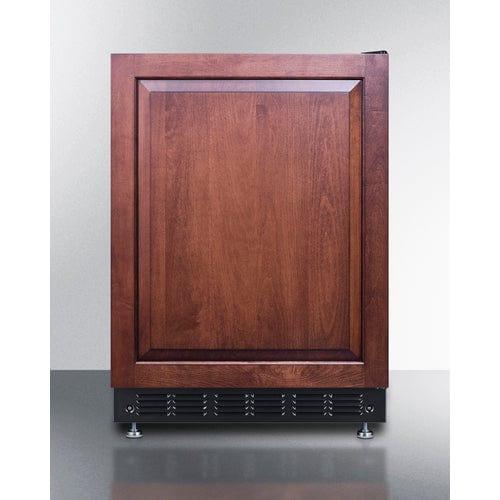 Summit Refrigerators Summit 24" Wide Refrigerator-Freezer (Panel Not Included) CT66BK2SSRSIF