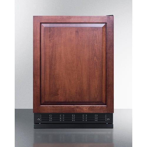 Summit Refrigerators Summit 24" Wide Refrigerator-Freezer (Panel Not Included) CT66BK2SSRSIF