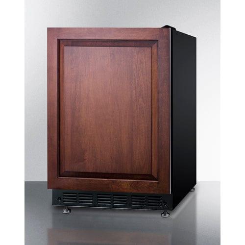Summit Refrigerators Summit 24" Wide Refrigerator-Freezer (Panel Not Included) CT66BK2SSRSIF
