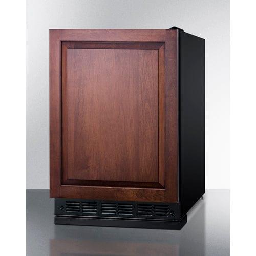 Summit Refrigerators Summit 24" Wide Refrigerator-Freezer (Panel Not Included) CT66BK2SSRSIF