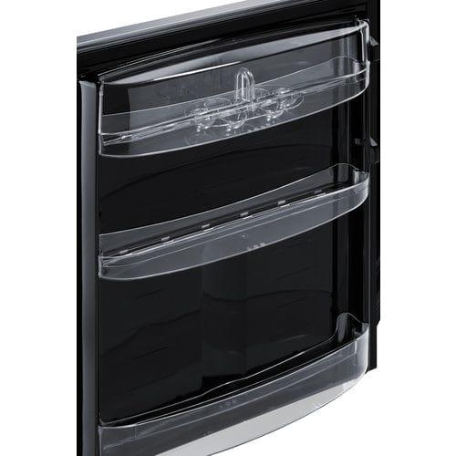 Summit Refrigerators Summit 24" Wide Refrigerator-Freezer (Panel Not Included) CT66BK2SSRSIFLHD