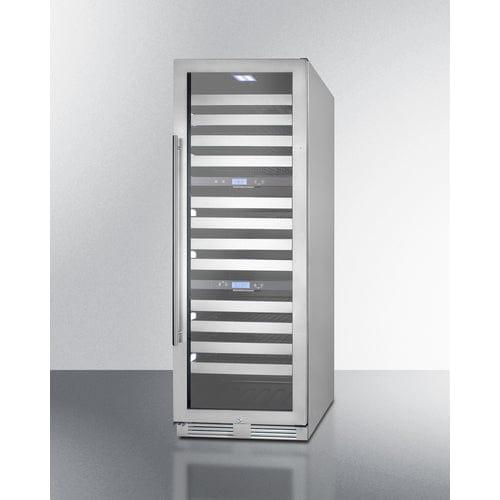 Summit Wine Cellar Summit 24" Wide Triple Zone Wine Cellar SWCP1988TCSS