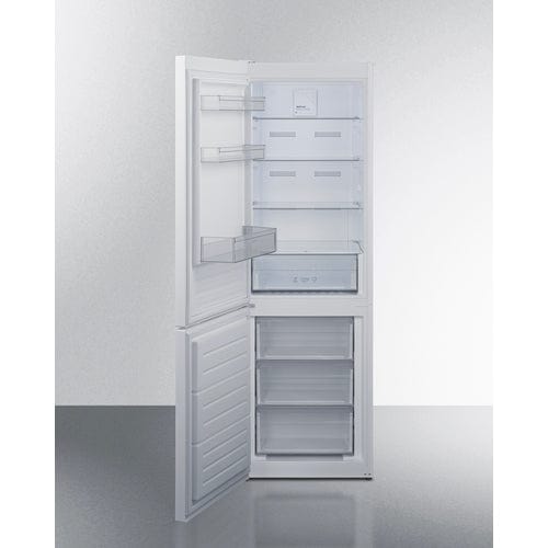 Summit Refrigerators Summit 24" Wide Wide Bottom Mount Refrigerator-Freezer