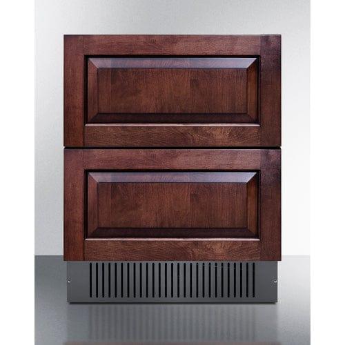 Summit Outdoor All-Refrigerator Summit 27" Wide 2-Drawer All-Refrigerator (Panels Not Included) SPR275OS2DPNR