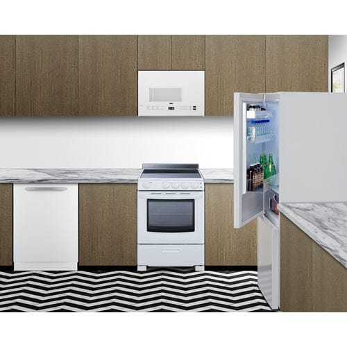 Summit Refrigerators Summit 28" Wide Wide Bottom Mount Refrigerator-Freezer