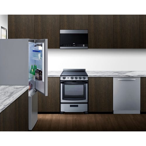 Summit Refrigerators Summit 28" Wide Wide Bottom Mount Refrigerator-Freezer