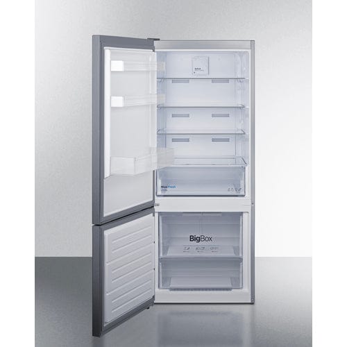Summit Refrigerators Summit 28" Wide Wide Bottom Mount Refrigerator-Freezer