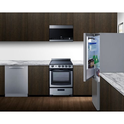 Summit Refrigerators Summit 28" Wide Wide Bottom Mount Refrigerator-Freezer