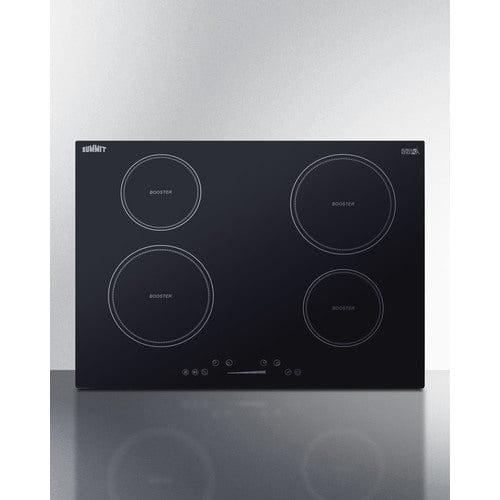 Summit Summit 30" Wide 208-240V 4-Zone Induction Cooktop SINC4B301B