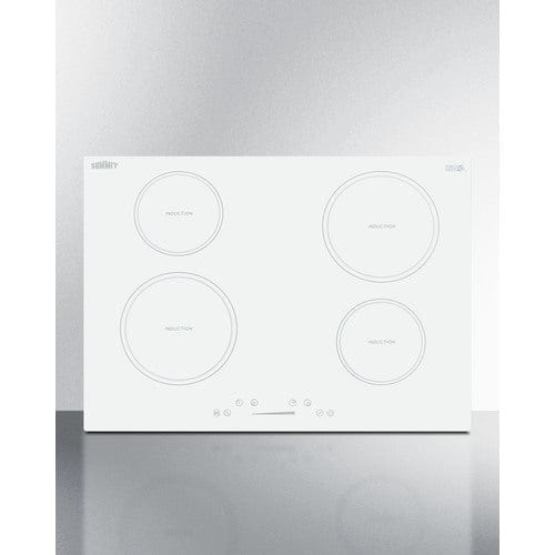 Summit Summit 30" Wide 208-240V 4-Zone Induction Cooktop SINC4B302W