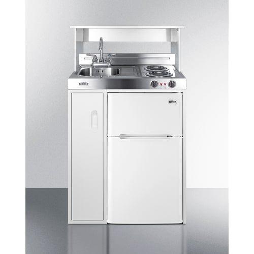 Summit Prefabricated Kitchens & Kitchenettes Summit 30" Wide All-In-One Kitchenette C30EL
