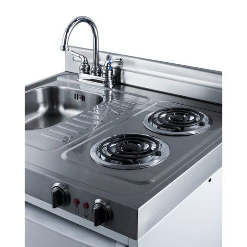 Summit Prefabricated Kitchens & Kitchenettes Summit 30" Wide All-In-One Kitchenette C30EL