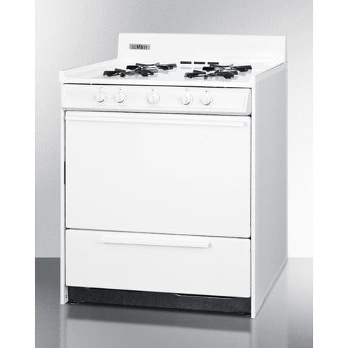 Summit Natural Gas Range/Stove Summit 30" Wide Gas Range WNM2107