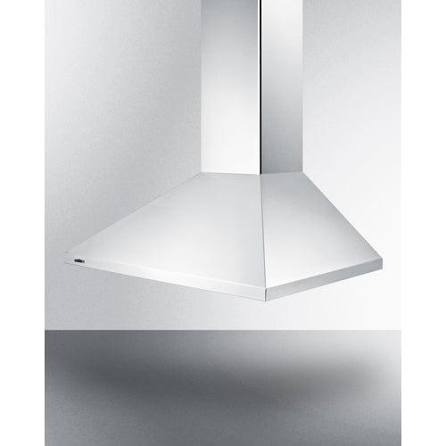 Summit Range Hoods Summit 30" Wide Wall-Mounted Range Hood, ADA-Compliant SEH1530SSADA