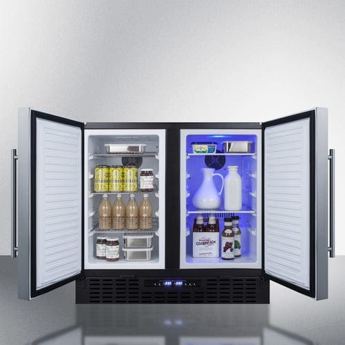 Summit Refrigerators Summit 36&quot; Wide Built-In Refrigerator-Freezer FFRF36