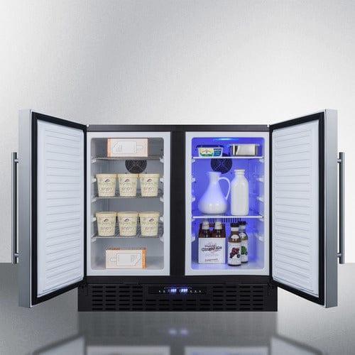 Summit Refrigerators Summit 36" Wide Built-In Refrigerator-Freezer FFRF36