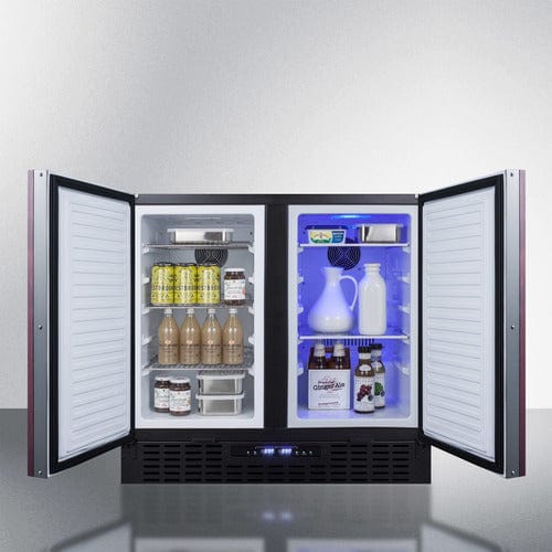 Summit Refrigerators Summit 36&quot; Wide Built-In Refrigerator-Freezer (Panels Not Included) FFRF36IF