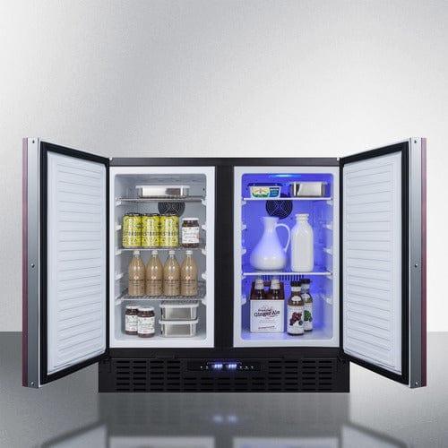 Summit Refrigerators Summit 36" Wide Built-In Refrigerator-Freezer (Panels Not Included) FFRF36IF