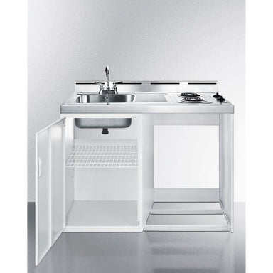 Summit Prefabricated Kitchens & Kitchenettes Summit C48ELNR | 48" Wide All-In-One Kitchenette