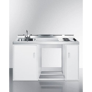 Summit Prefabricated Kitchens & Kitchenettes Summit C60ELNR | 60" Wide All-In-One Kitchenette