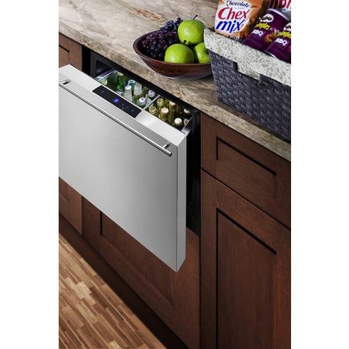 Summit Refrigerators Summit Commercial 21.5" Wide Built-In Drawer Refrigerator FF1DSS