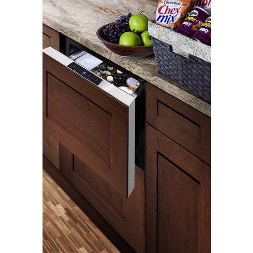 Summit Refrigerators Summit Commercial 21.5" Wide Built-In Drawer Refrigerator FF1DSS