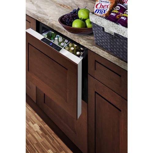 Summit Refrigerators Summit Commercial 21.5" Wide Built-In Drawer Refrigerator FF1DSS