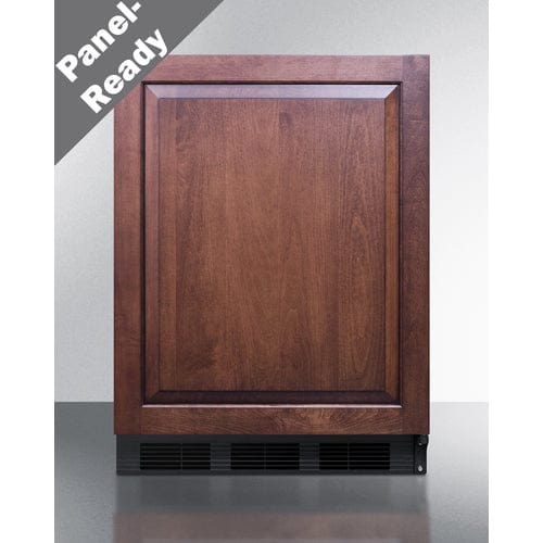 Summit Refrigerators Summit CT663BKIF | 24" Wide Refrigerator-Freezer