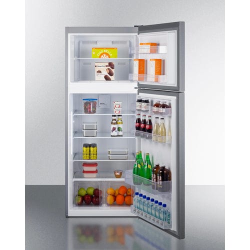 Summit Refrigerators Summit CTR15SS | 28" Wide Top-Mount Refrigerator-Freezer