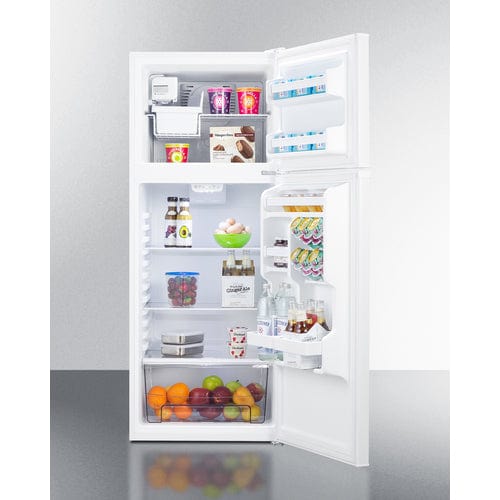 Summit Refrigerators Summit FF1091WIM | 24" Wide Top Mount Refrigerator-Freezer With Icemaker