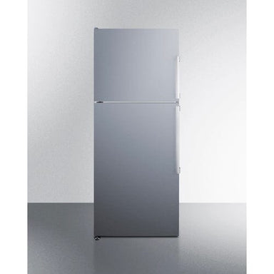 Summit Refrigerators Summit FF1513SSLHD | 28" Wide Top Mount Refrigerator-Freezer
