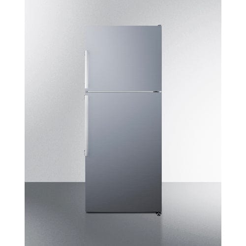 Summit Refrigerators Summit FF1514SSIM | 28" Wide Top Mount Refrigerator-Freezer With Icemaker