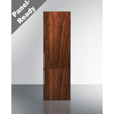 Summit Refrigerators Summit FFBF11NT | 24" Wide Fully Integrated Bottom Mount Refrigerator-Freezer