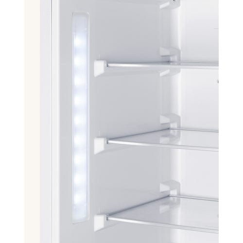 Summit Refrigerators Summit FFBF11NT | 24" Wide Fully Integrated Bottom Mount Refrigerator-Freezer