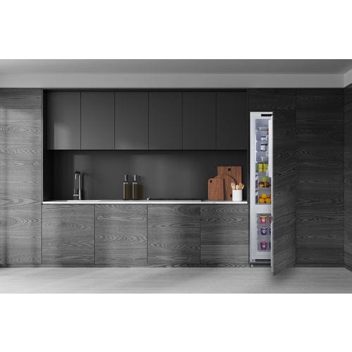 Summit Refrigerators Summit FFBF11NT | 24" Wide Fully Integrated Bottom Mount Refrigerator-Freezer