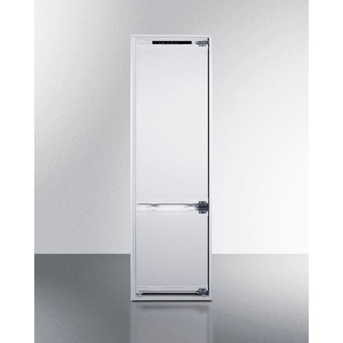 Summit Refrigerators Summit FFBF11NT | 24" Wide Fully Integrated Bottom Mount Refrigerator-Freezer