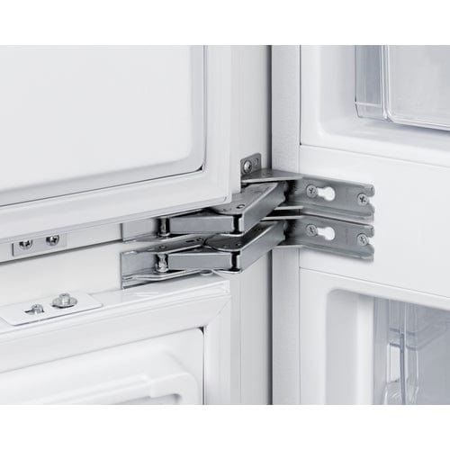 Summit Refrigerators Summit FFBF11NTLHD | 24" Wide Fully Integrated Bottom Mount Refrigerator-Freezer