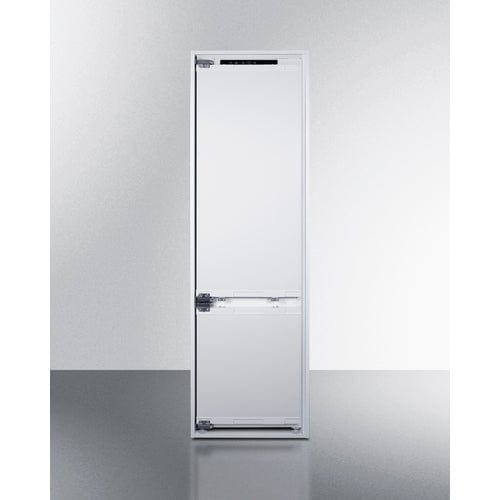 Summit Refrigerators Summit FFBF11NTLHD | 24" Wide Fully Integrated Bottom Mount Refrigerator-Freezer