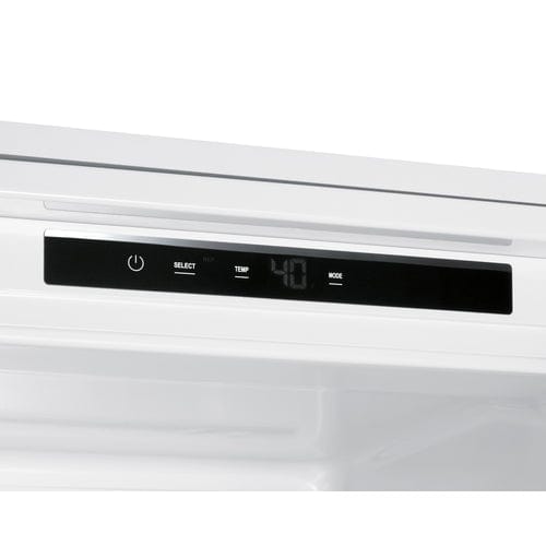 Summit Refrigerators Summit FFBF11NTLHD | 24" Wide Fully Integrated Bottom Mount Refrigerator-Freezer