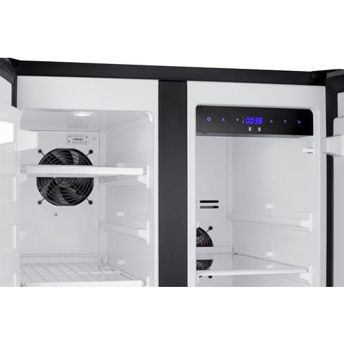 Summit Refrigerators Summit Full 24&quot; Wide Built-In Refrigerator-Freezer FFRF24SS