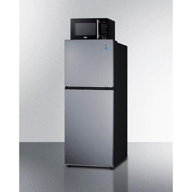 Summit Prefabricated Kitchens & Kitchenettes Summit Microwave/Refrigerator-Freezer Combination with Allocator MRF1089PLA