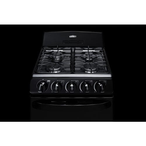 Summit Natural Gas Range/Stove Summit RG201B | 20" Wide Gas Range