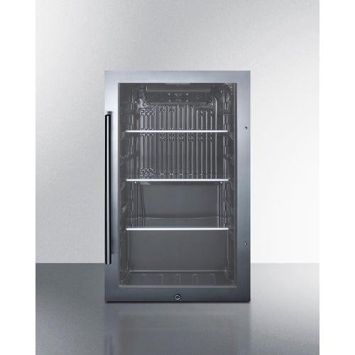 Summit Outdoor Beverage Cooler Summit Shallow Depth Indoor/Outdoor Beverage Cooler, ADA Compliant SPR488BOSADA