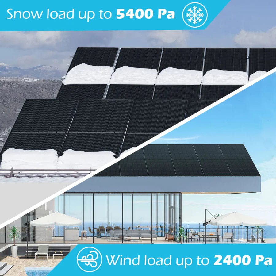 Sungold Power Solar Panels 370W Mono Black Perc Solar Panel Full Pallet (32 Panels)