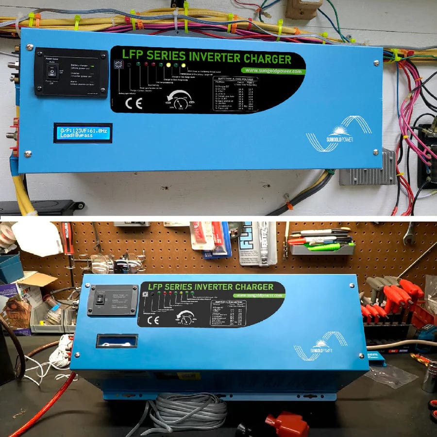 Sungold Power Solar Charge Controllers and Inverters 4000W DC 12V Pure Sine Wave Inverter With Charger - Free Shipping!