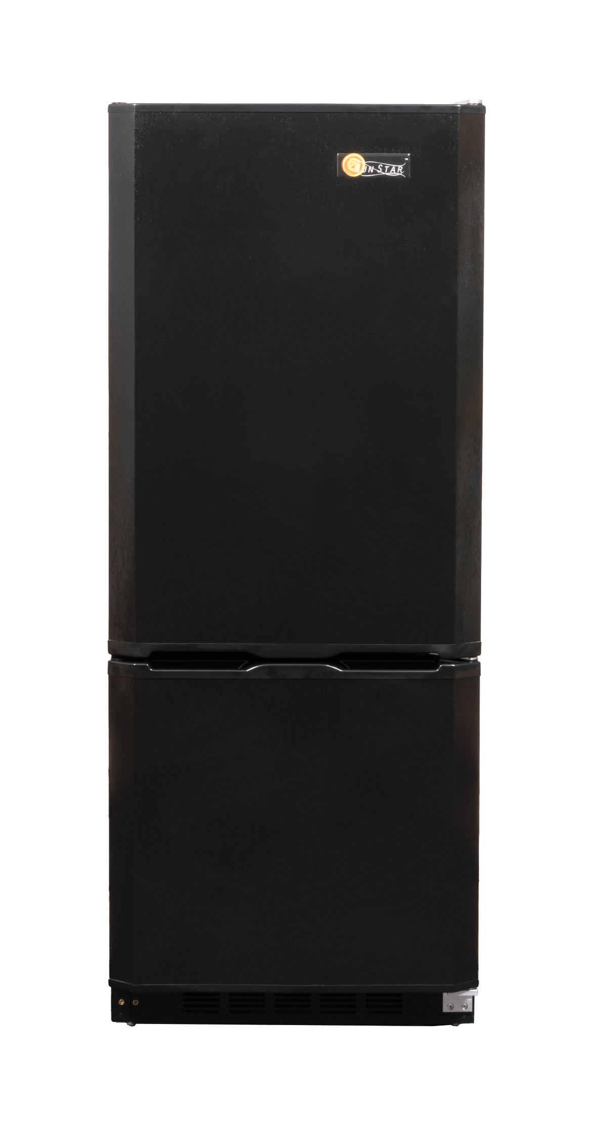 SunStar/SolarFreeze Solar Appliances Sunstar ST-10RFB Dual Power Solar (DC) and Grid (AC) Powered 10 cu ft Refrigerator-Freezer in Black