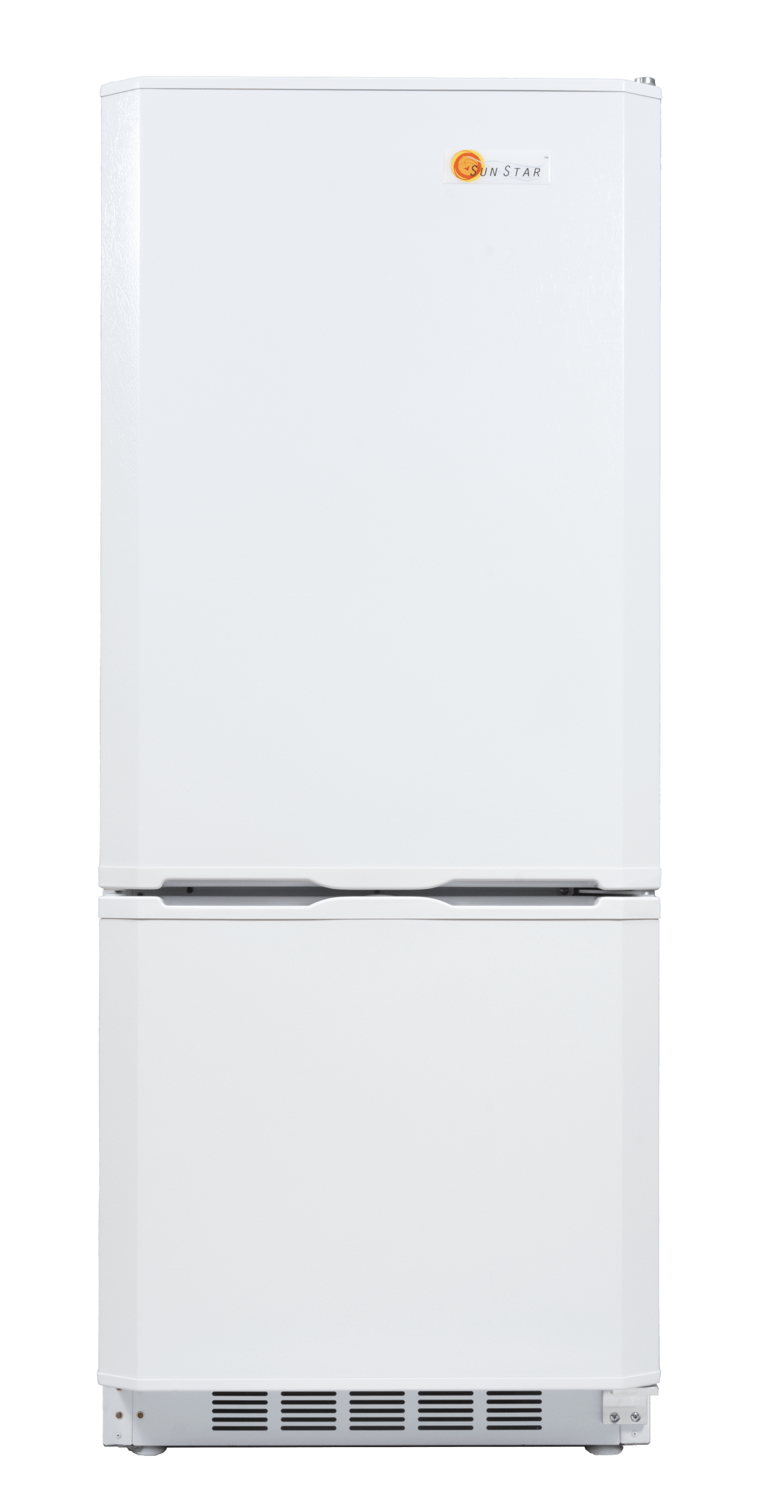 SunStar/SolarFreeze Solar Appliances Sunstar ST-10RFW Dual Power Solar (DC) and Grid (AC) Powered 10 cu ft Refrigerator-Freezer in White
